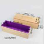 wooden mold with silicone