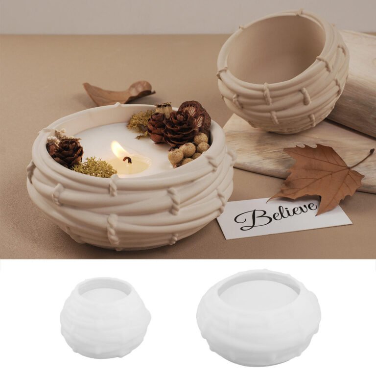 Bird Nest Candle Cup Silicone Mold