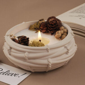 Bird Nest Candle Cup Silicone Mold