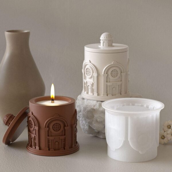 Palace House Storage Jar Silicone Mold