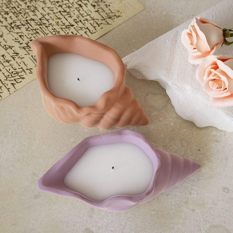 Shell Aromatherapy Candle Jar Mold