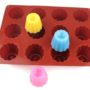 12 Cavity Silicone Cake Mold