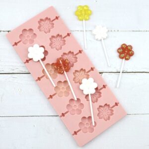2 Cavity Flower Lollipop Mold