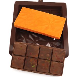 Chocolate Mould with Waffle 8 Grid