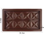 Diamond Shape Large Hole Chocolate Mold