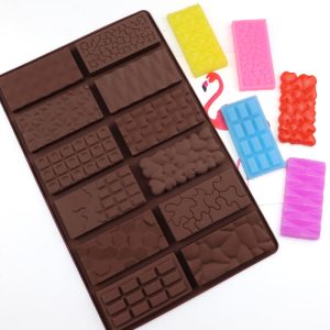 Waffle Shape Silicon Chocolate Molds