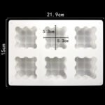 Rubik Cube Shape Silicone Soap Mold