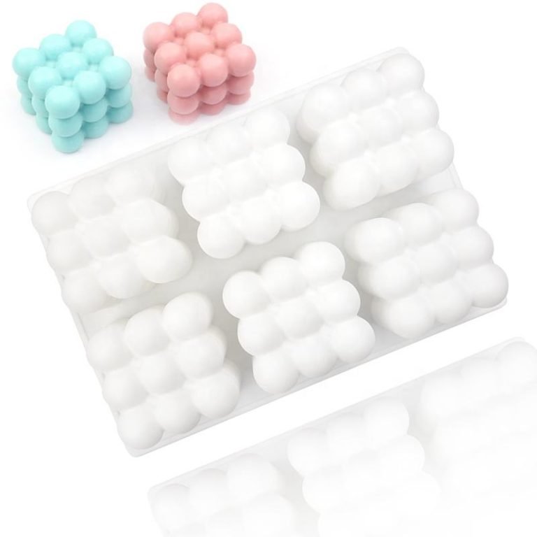 Rubik Cube Shape Silicone Soap Mold