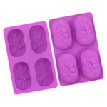 Olive Ellipse Shape Silicone Cake Mold