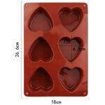 love Heart Shape Silicone Cake Mold